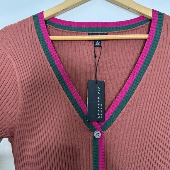 Current Air Colleen Sweater Dress Size L Ribbed Knit Midi - Picture 6 of 14